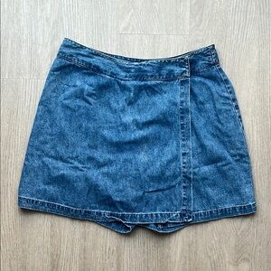 Jennifer Moore Blue Denim Skort